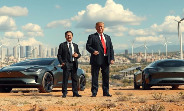 Elon Musk and Donald Trump's ideological pivot on electric vehicles and climate change