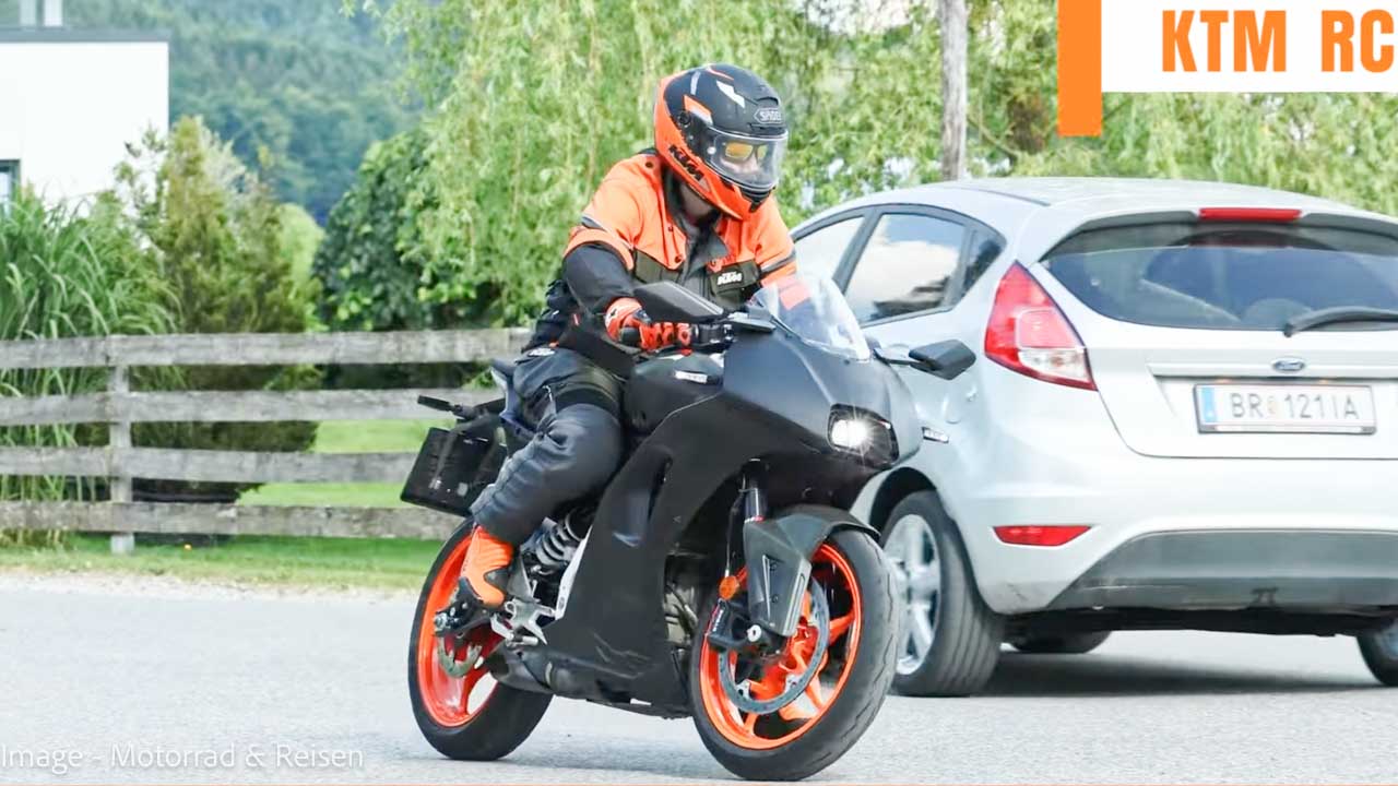 KTM RC 490 Spied Testing Globally