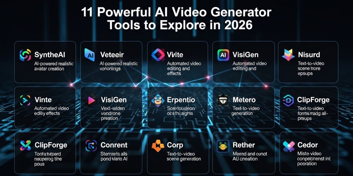 11 Powerful AI Video Generator Tools to Explore in 2026