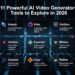 11 Powerful AI Video Generator Tools to Explore in 2026
